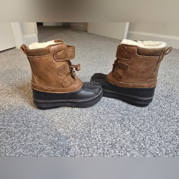 London Fog Little Kids Winter Water Boots Size 7 Good Pre-loved Condition - Picture 5 of 9